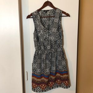 🌺 Be Bop Colorful Tribal Printed Dress